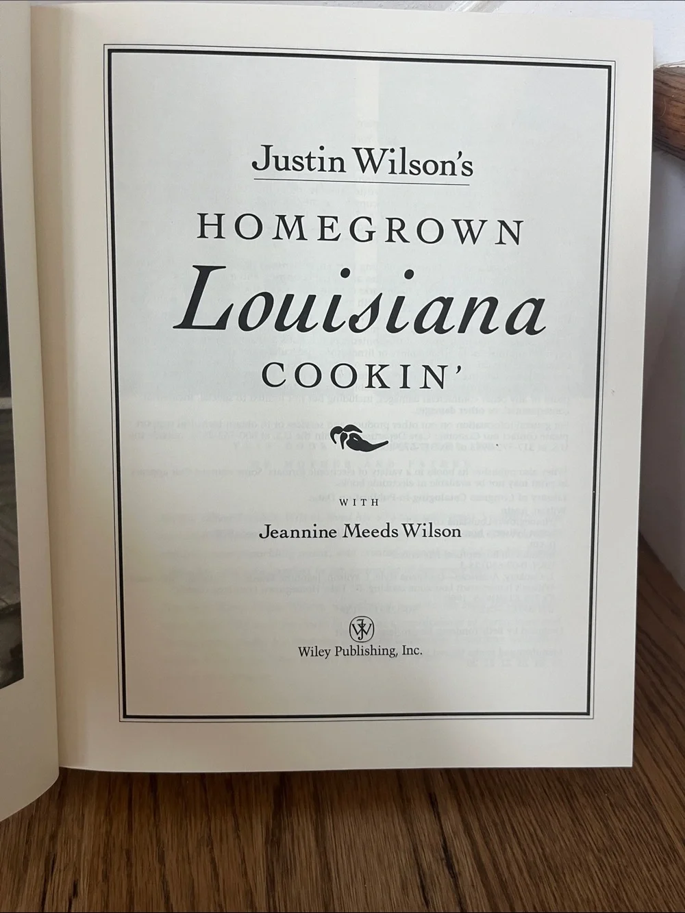 Justin Wilson - Homegrown Louisiana Cookin' Cookbook - 1990